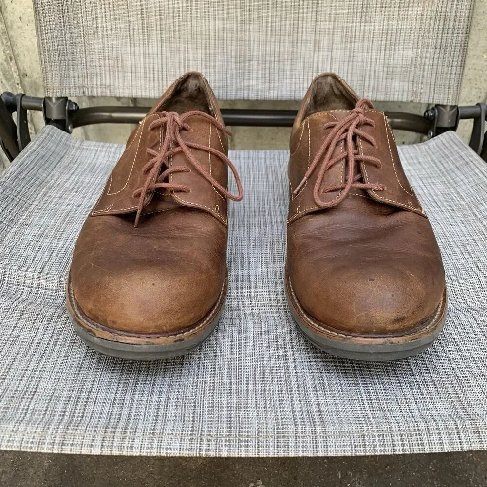 Dansko Josh Oxford Brown Leather Academia Minimalist Gorpcore Heritage Preppy 44